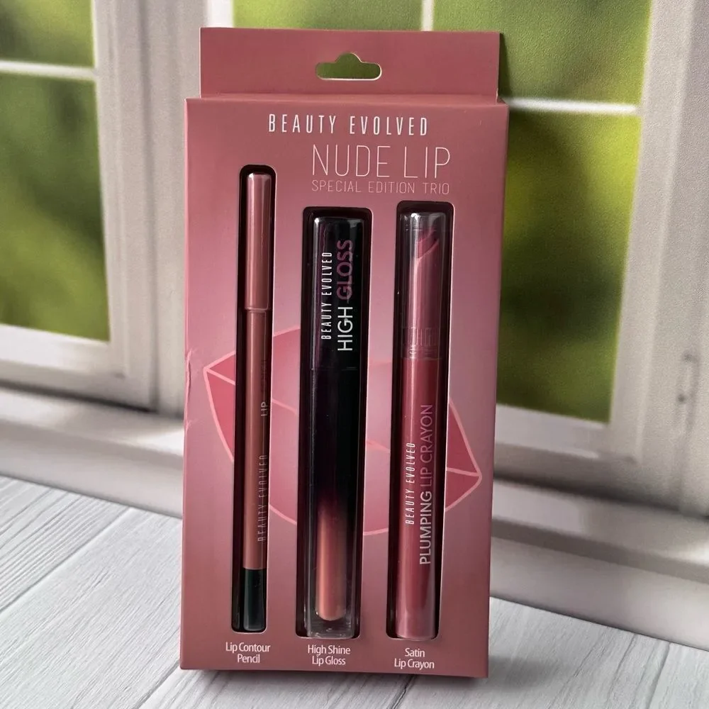 Nude Lip Trio High Gloss Kit